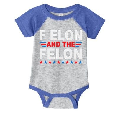 F Elon And The Felon Infant Baby Jersey Bodysuit