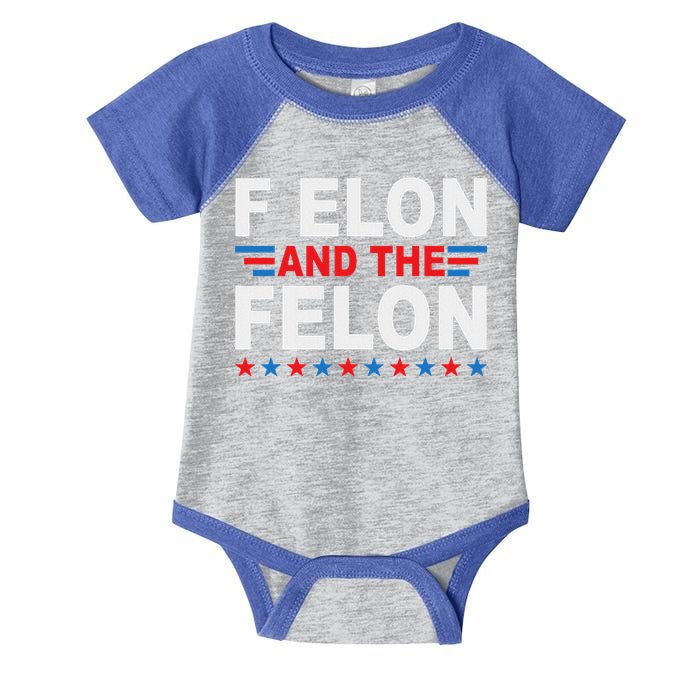 F Elon And The Felon Infant Baby Jersey Bodysuit