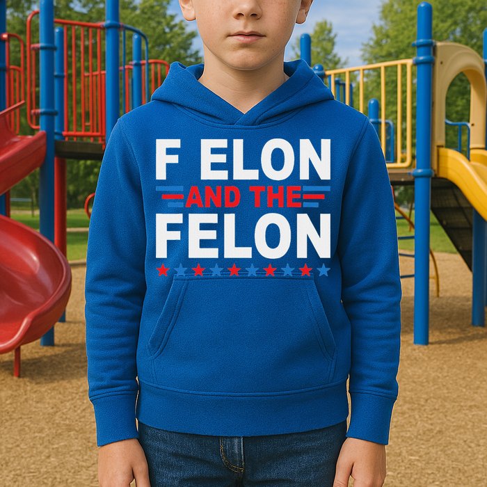 F Elon And The Felon Kids Hoodie