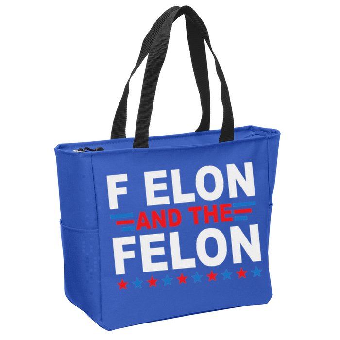 F Elon And The Felon Zip Tote Bag