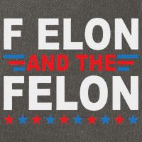 F Elon And The Felon Cotton Canvas Backpack