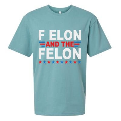 F Elon And The Felon Sueded Cloud Jersey T-Shirt