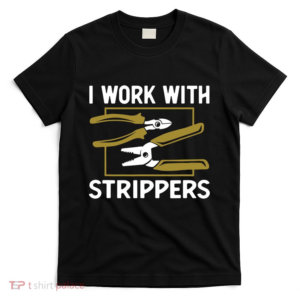 Funny Electrician Art For Dad Electronic Gag Electrician T-Shirt
