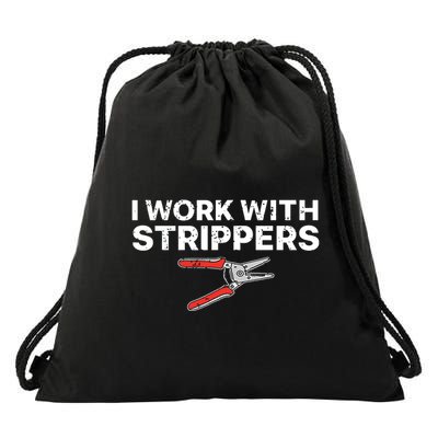 Funny Electrician Art For Dad Electronics Engineer Humor Drawstring Bag
