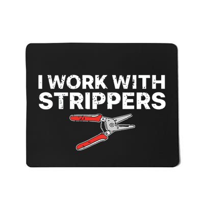 Funny Electrician Art For Dad Electronics Engineer Humor Mousepad
