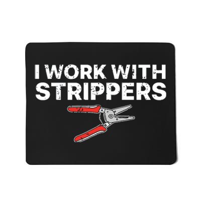 Funny Electrician Art For Dad Electronics Engineer Humor Mousepad