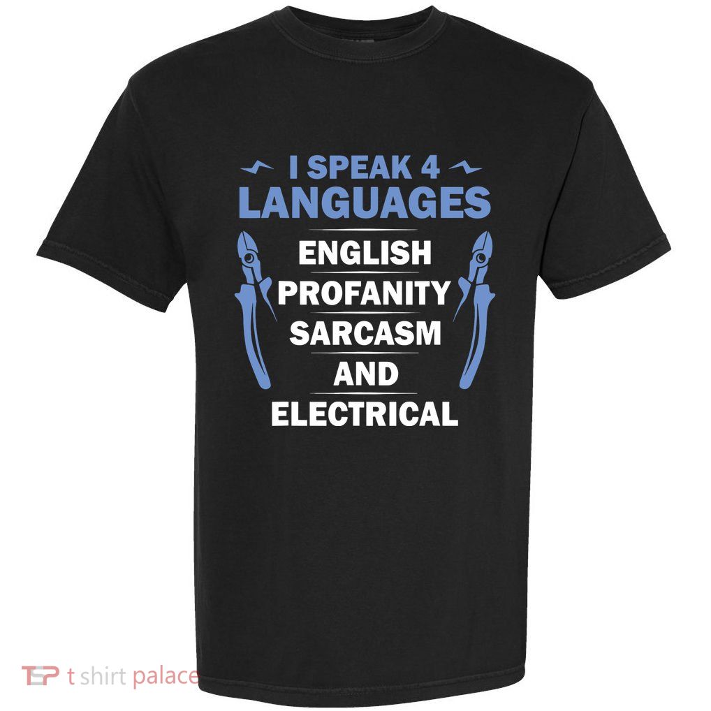 Funny Electrician Art Women Electrical Engineer Humor Garment-Dyed Heavyweight T-Shirt