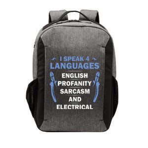 Funny Electrician Art Women Electrical Engineer Humor Vector Backpack