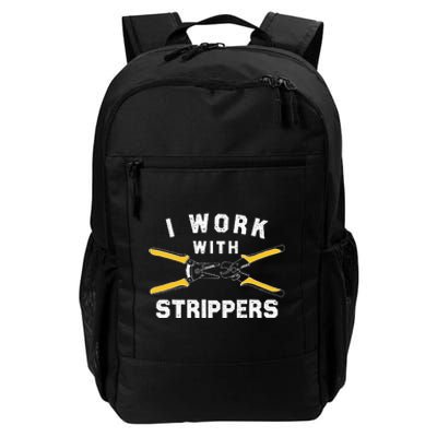 Funny Electrician Art For Dad Electronics Engineer Humor Daily Commute Backpack