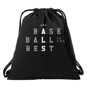 Funny End Als Baseball Is The Best Baseball Lover Baseball Team Drawstring Bag