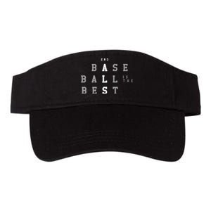 Funny End Als Baseball Is The Best Baseball Lover Baseball Team Valucap Bio-Washed Visor