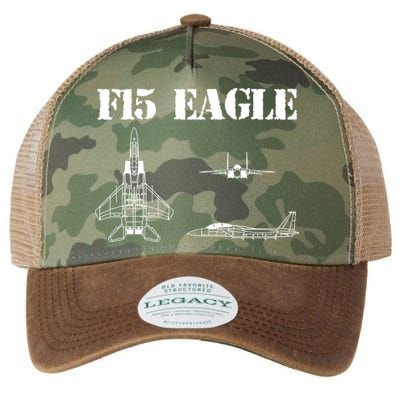 F15 Eagle Airplane Pilot Legacy Tie Dye Trucker Hat