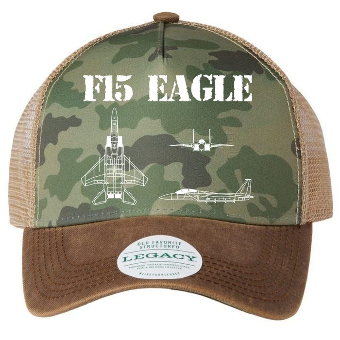 F15 Eagle Airplane Pilot Legacy Tie Dye Trucker Hat