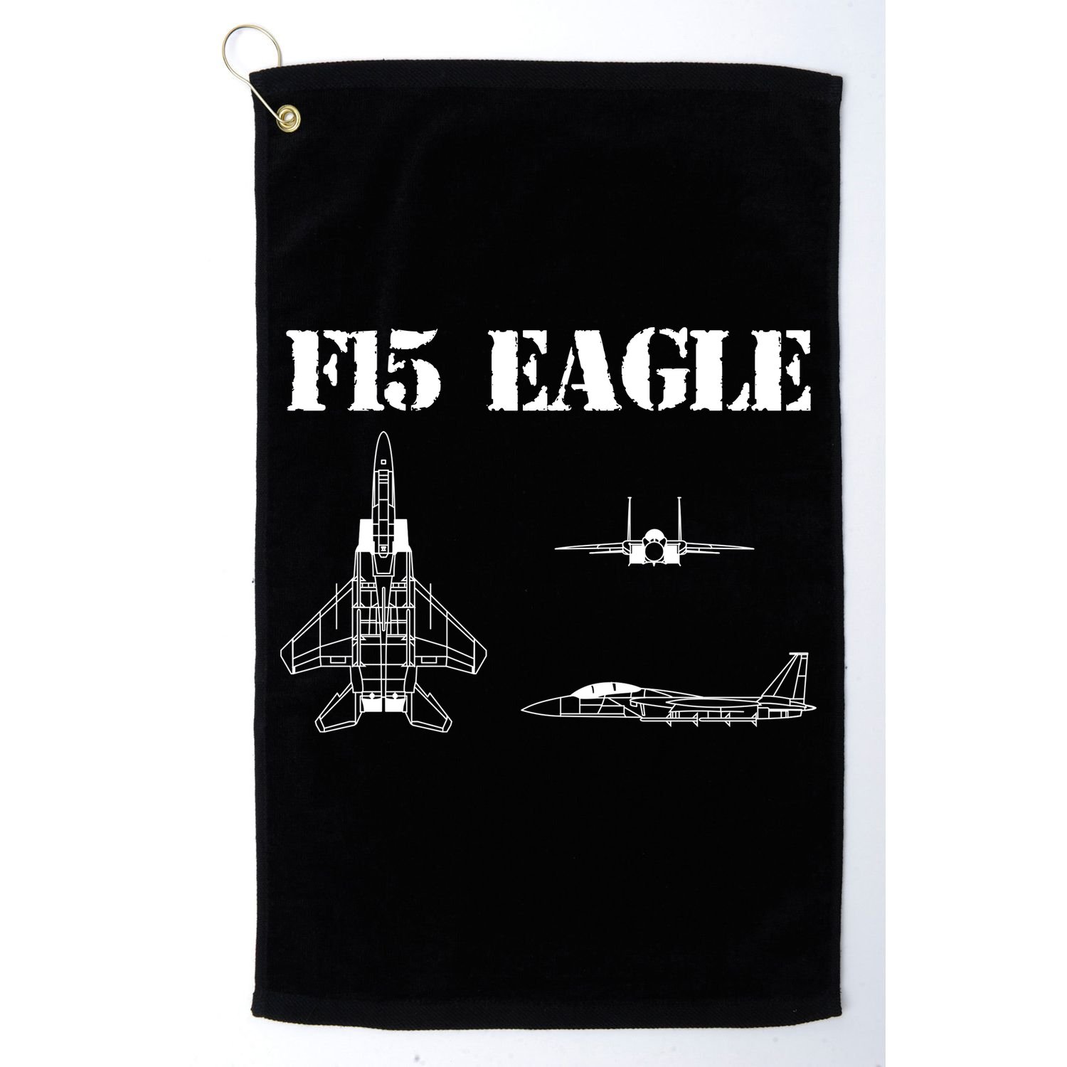 F15 Eagle Airplane Pilot Golf Towel