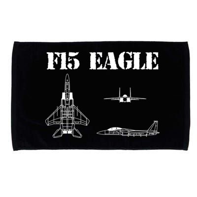 F15 Eagle Airplane Pilot Microfiber Hand Towel