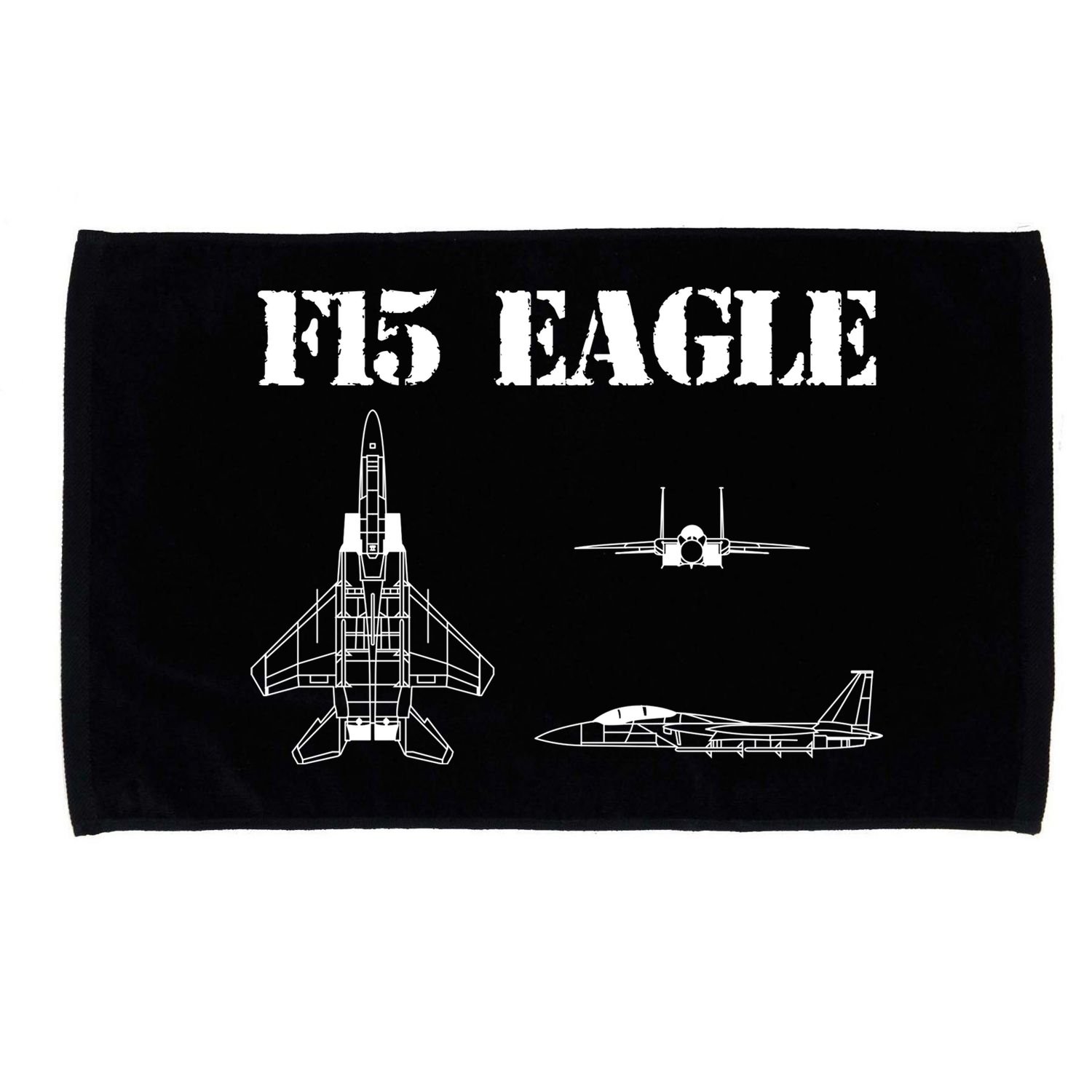 F15 Eagle Airplane Pilot Microfiber Hand Towel
