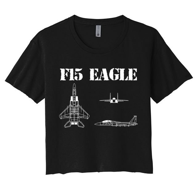 F15 Eagle Airplane Pilot Crop Top