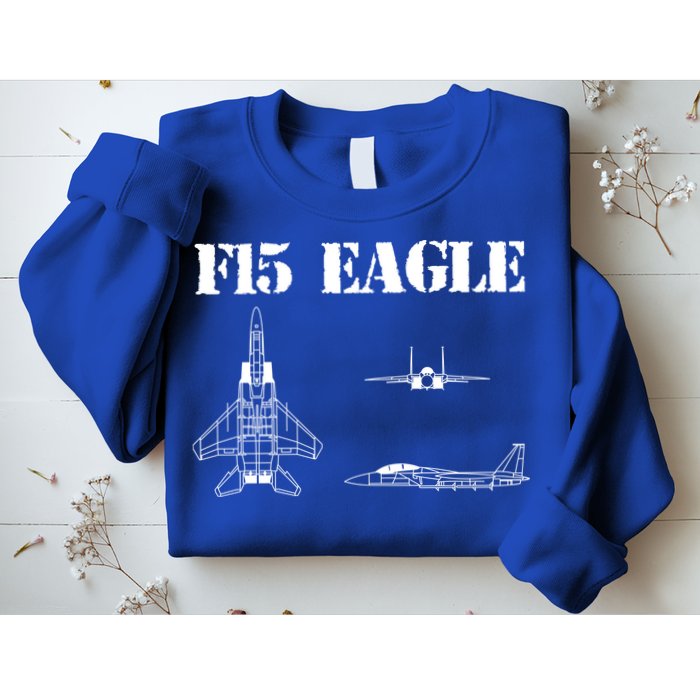 F15 Eagle Airplane Pilot Sweatshirt