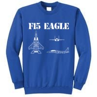 F15 Eagle Airplane Pilot Tall Sweatshirt