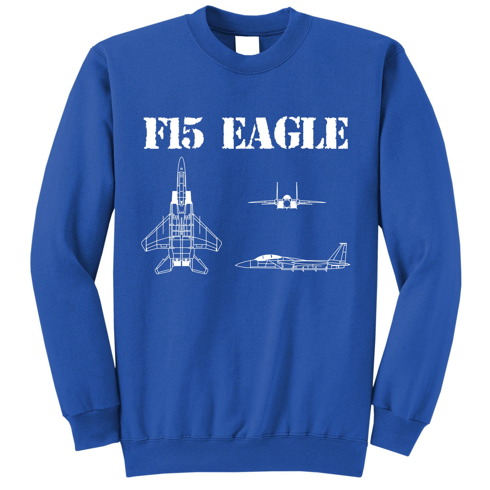 F15 Eagle Airplane Pilot Tall Sweatshirt
