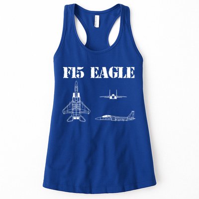 F15 Eagle Airplane Pilot Womens Tank Top