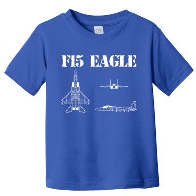 F15 Eagle Airplane Pilot Toddler T-Shirt
