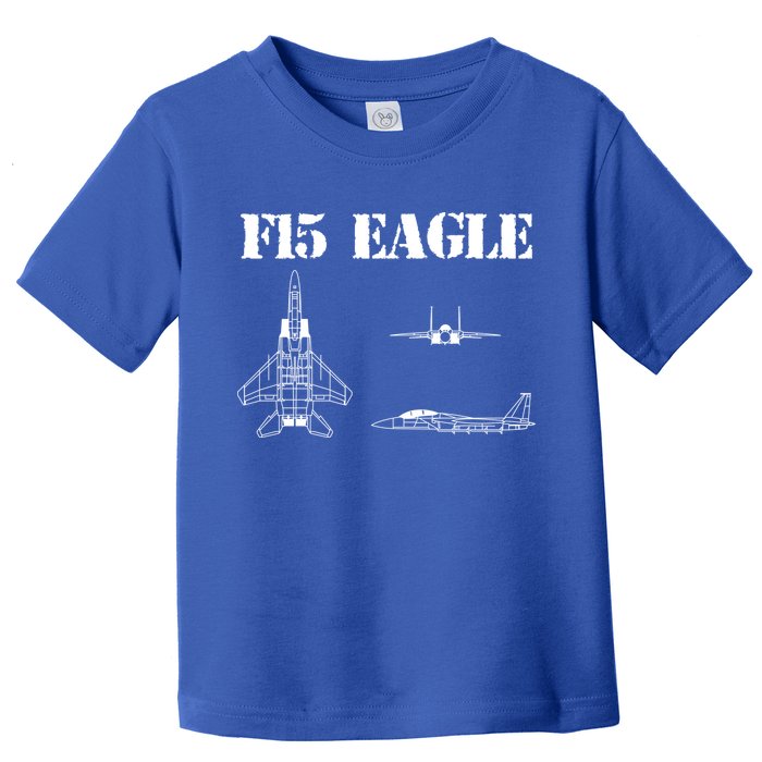 F15 Eagle Airplane Pilot Toddler T-Shirt