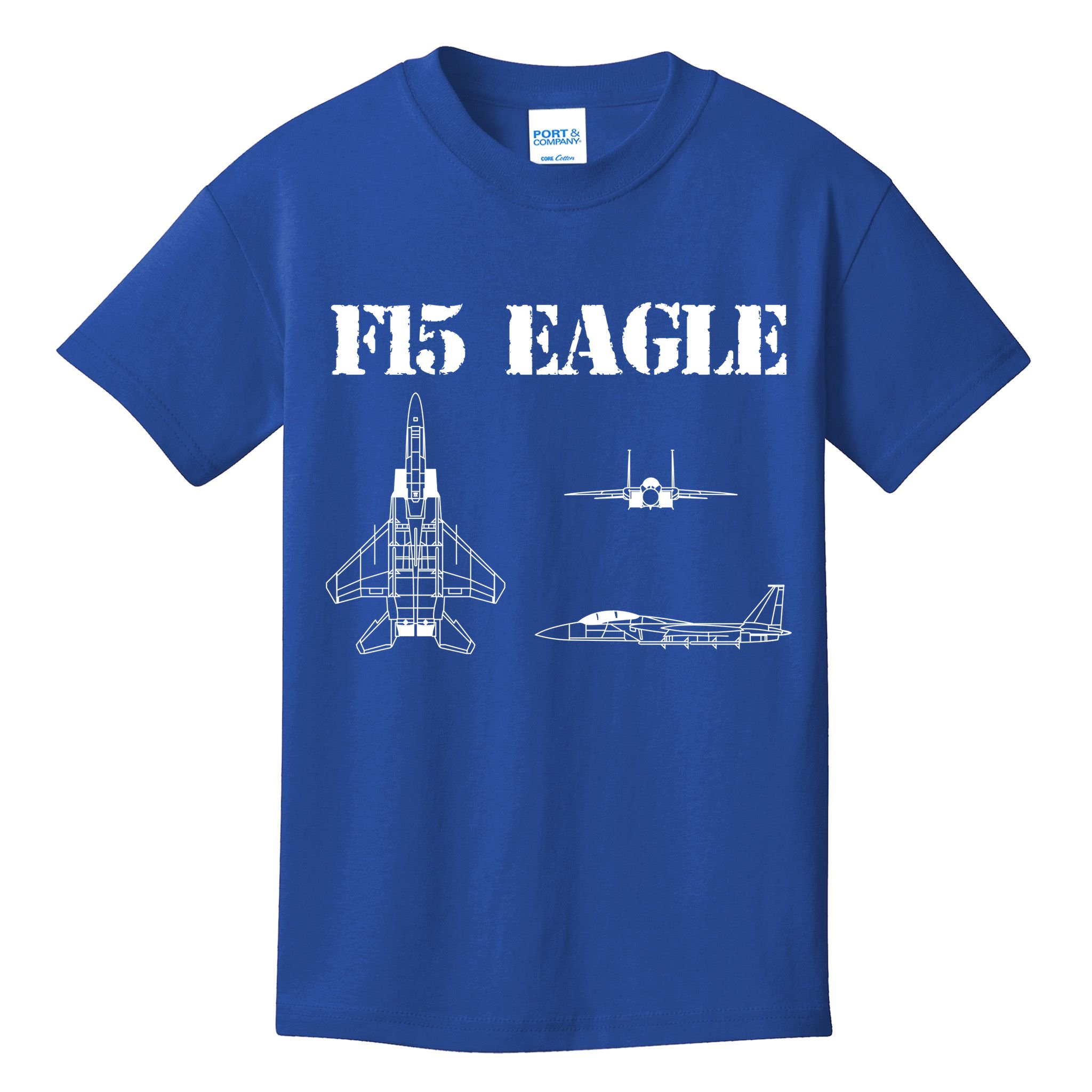 F15 Eagle Airplane Pilot Kids T-Shirt