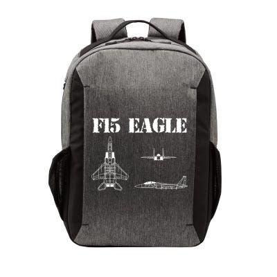 F15 Eagle Airplane Pilot Vector Backpack