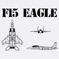 F15 Eagle Airplane Pilot Garment-Dyed Sweatshirt