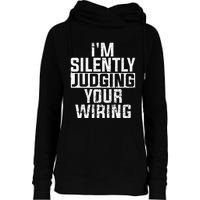 Funny Electrician Art For Wo Professional Electrician Womens Funnel Neck Pullover Hood