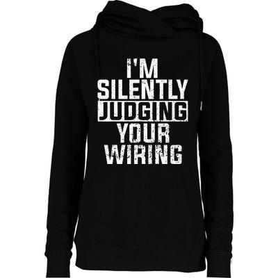 Funny Electrician Art For Wo Professional Electrician Womens Funnel Neck Pullover Hood