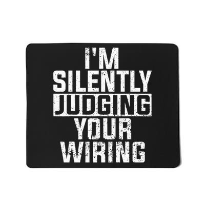 Funny Electrician Art For Wo Professional Electrician Mousepad