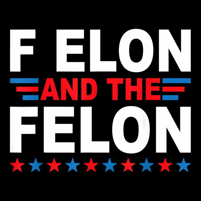 F Elon And The Felon Flat Bill Trucker Hat