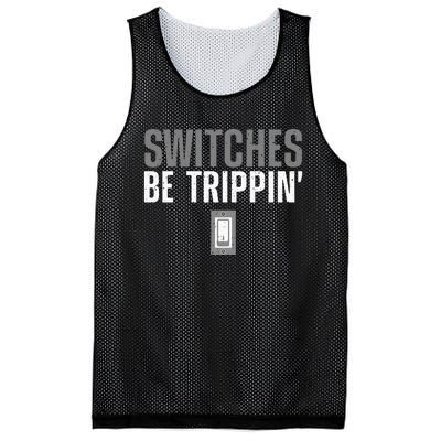 Funny Electrician Art Wo Electrical Switches Lovers Mesh Reversible Basketball Jersey Tank