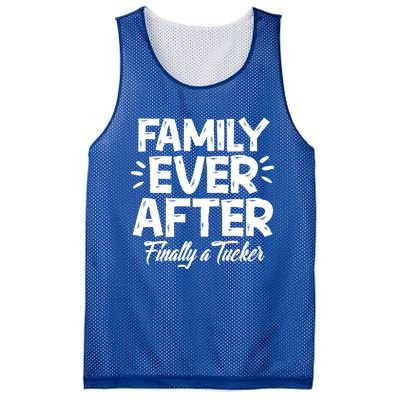 Family Ever After Finally A Tucker Adoption Foster Mom Dad Gift Mesh Reversible Basketball Jersey Tank