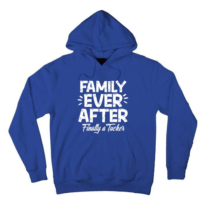 Family Ever After Finally A Tucker Adoption Foster Mom Dad Gift Tall Hoodie