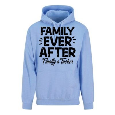 Family Ever After Finally A Tucker Adoption Foster Mom Dad Gift Unisex Surf Hoodie