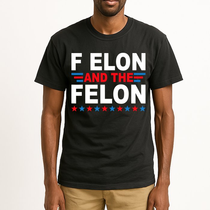 F Elon And The Felon Tall T-Shirt