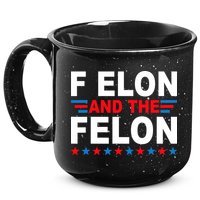 F Elon And The Felon 15oz Campfire Ceramic Mug