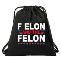 F Elon And The Felon Drawstring Bag