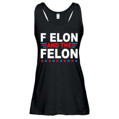 F Elon And The Felon Ladies Essential Flowy Tank