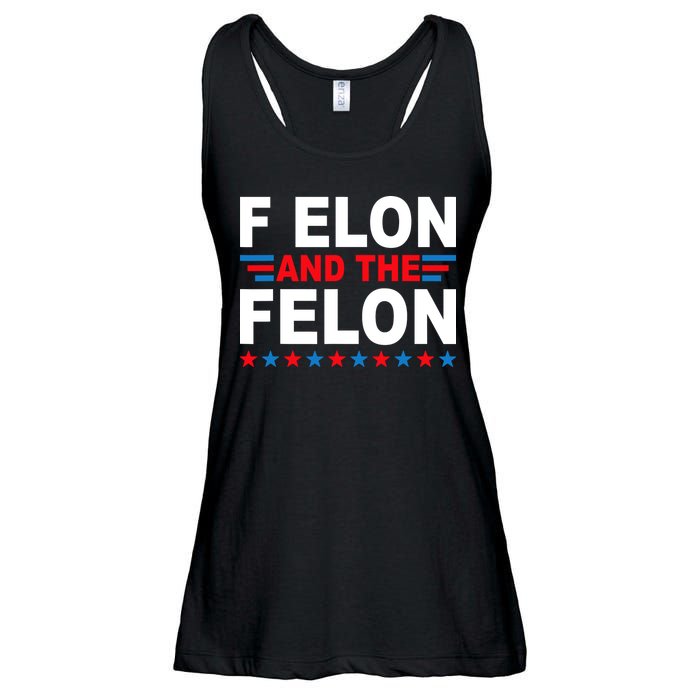 F Elon And The Felon Ladies Essential Flowy Tank