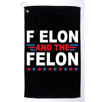 F Elon And The Felon Golf Towel