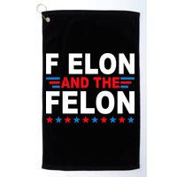 F Elon And The Felon Golf Towel