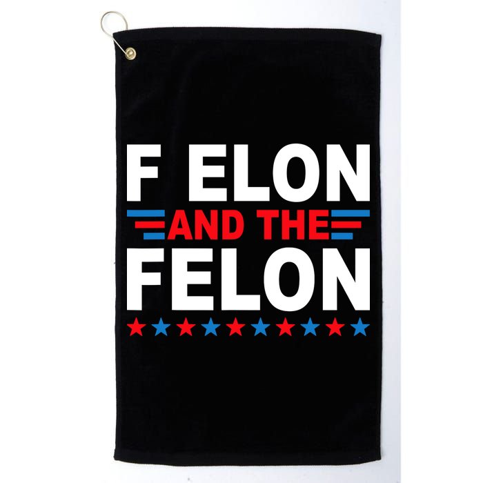 F Elon And The Felon Golf Towel