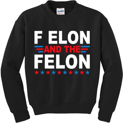 F Elon And The Felon Kids Sweatshirt
