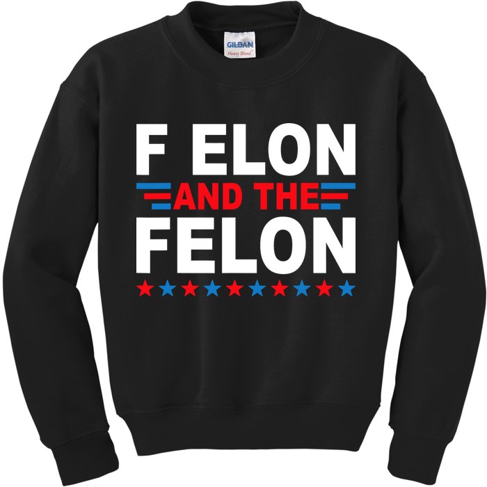 F Elon And The Felon Kids Sweatshirt