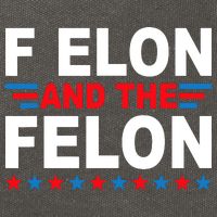 F Elon And The Felon Cotton Canvas Backpack