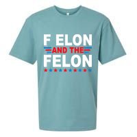 F Elon And The Felon Sueded Cloud Jersey T-Shirt